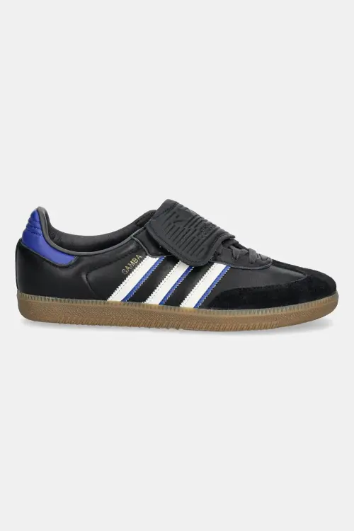 Кожаные кроссовки adidas Originals Samba LT цвет чёрный JQ5125
