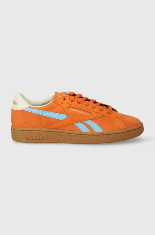 Замшевые кроссовки Reebok Classic Club C Grounds Uk цвет оранжевый 100074846