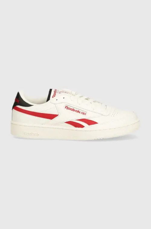 Кожаные кроссовки Reebok Classic Club C Revenge цвет бежевый 100075005