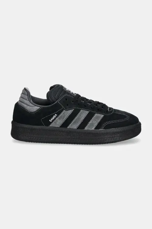 Замшевые кроссовки adidas Originals Samba XLG цвет чёрный IH2219