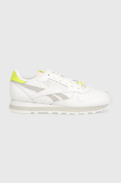 Кожаные кроссовки Reebok Classic Classic Leather цвет белый 100074619