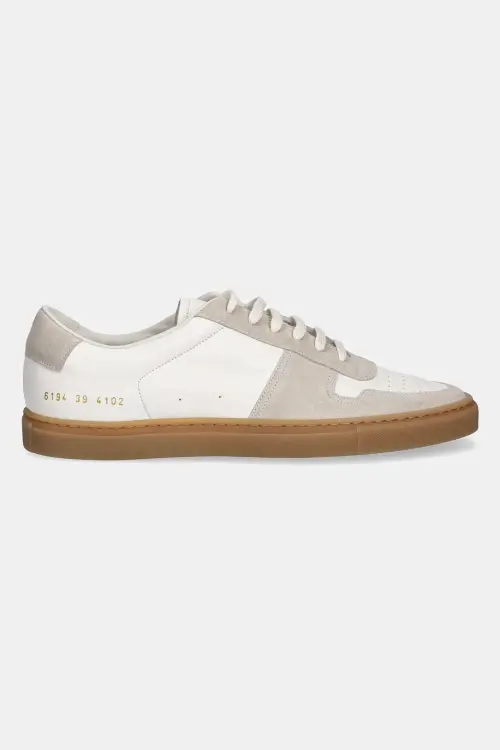 Кожаные кроссовки Common Projects Bball Duo Slim женские цвет бежевый 6194