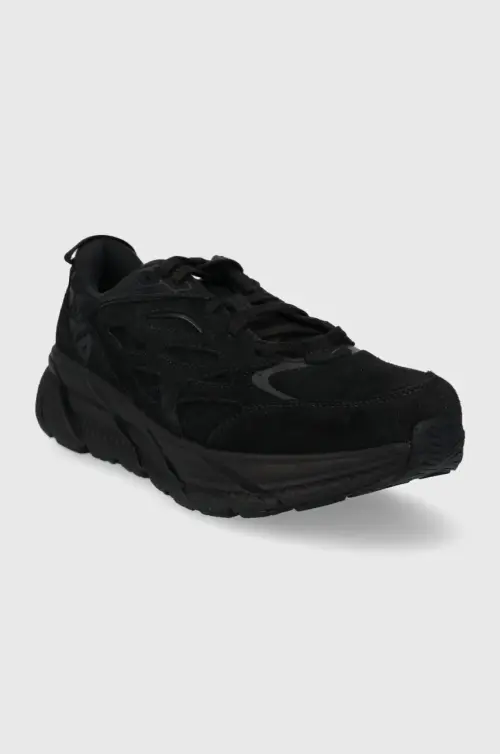 Замшевые кроссовки Hoka One One Us Clifton L цвет синий
