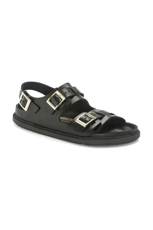 Кожаные сандалии Birkenstock Cannes женские цвет чёрный 1023955
