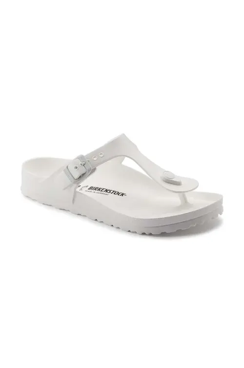 Вьетнамки Birkenstock Gizeh Eva женские цвет белый на плоском ходу