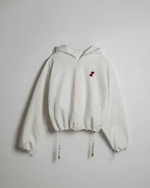Худи Tassha Yu S&C LOVE BOMBer Hoodie Butter Melange