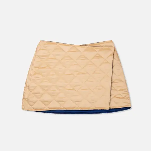 Юбка Tassha Yu Double Sided Skirt Satin Golden/Navy 