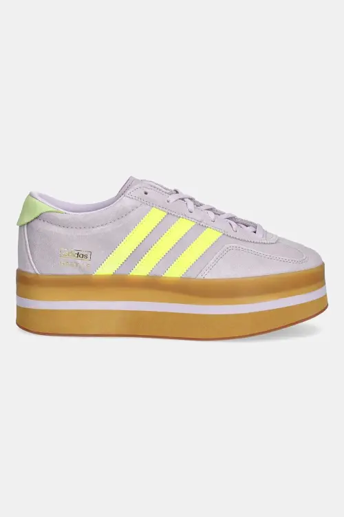 Кроссовки adidas Originals Gazelle Stack цвет фиолетовый JR8178