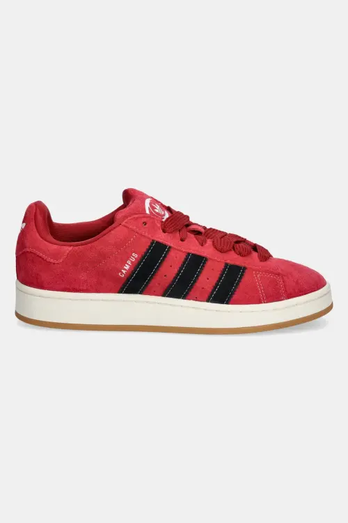 Замшевые кроссовки adidas Originals Campus 00s цвет красный JI3165