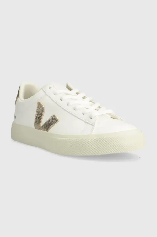 Кожаные кроссовки Veja Campo цвет белый CP0503495