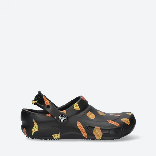 Шлепанцы Crocs Bistro Graphic Clog 204044 MULTI BLACK/BLACK