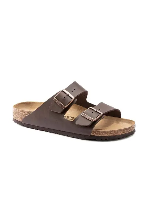 Шлепанцы Birkenstock Arizona мужские цвет коричневый
