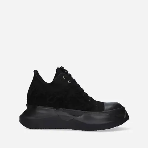 Rick Owens DRKSHDW Abstract Low Sneaks DU02A3842 BD BLACK/BLACK/BLACK