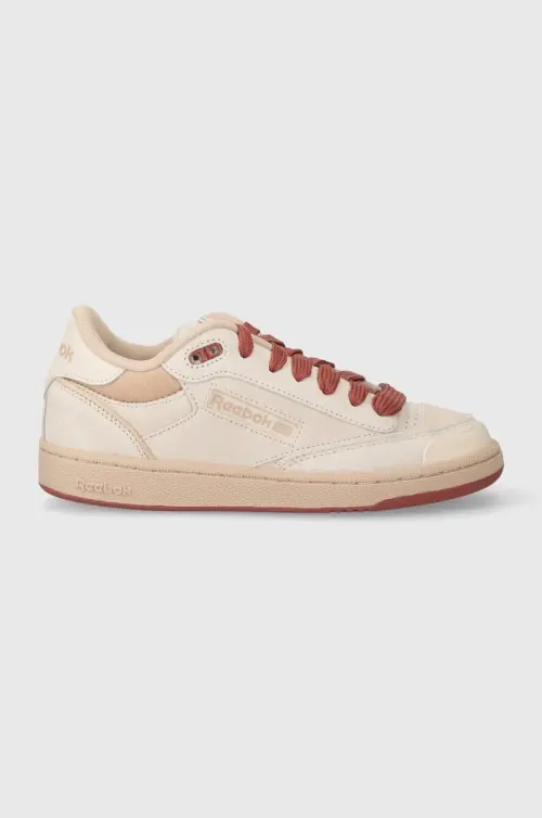 Замшевые кроссовки Reebok Classic Club C Bulc цвет бежевый 100074473