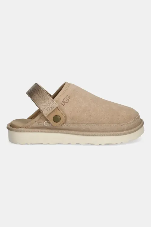 Шлепанцы UGG Goldencoast Clog II мужские цвет бежевый 1166915-SAN