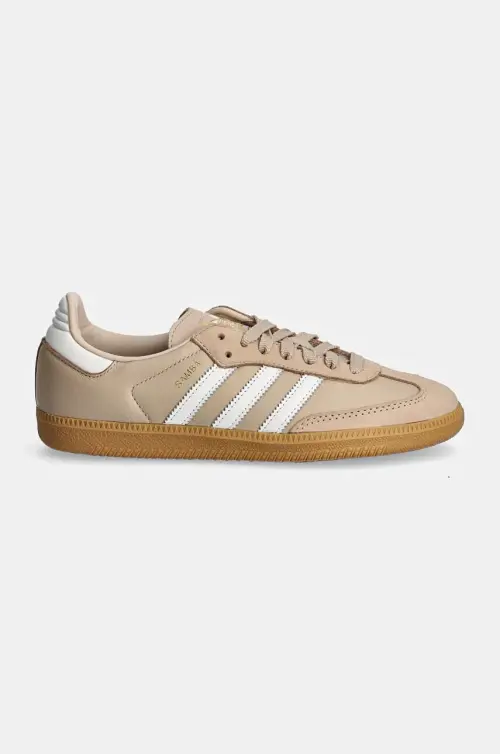 adidas Originals Samba OG кроссовки цвет бежевый IE6523