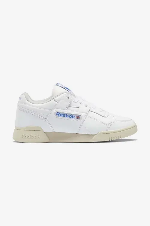 Кожаные кроссовки Reebok Workout Plus Vintag GZ4962 цвет белый GZ4962-white