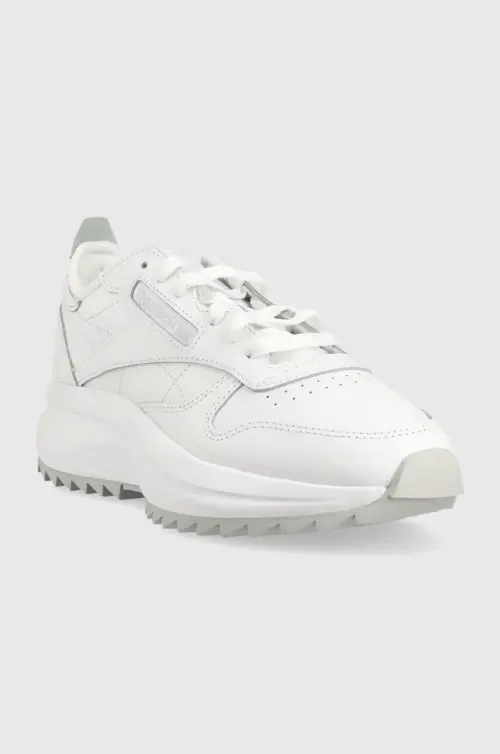 Кожаные кроссовки Reebok Classic Leather SP Extra цвет белый HQ7196-WH/OGR/LIL