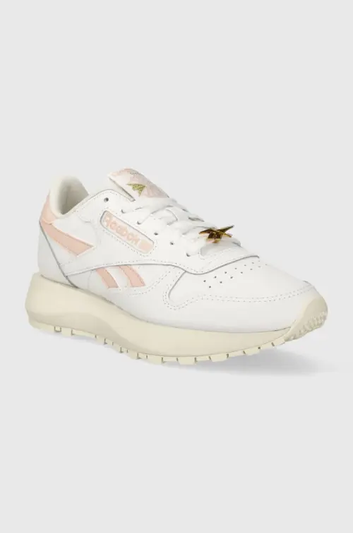 Кожаные кроссовки Reebok Classic CLASSIC LEATHER цвет белый