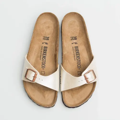 Birkenstock   Madrid BF Graceful Pearl White