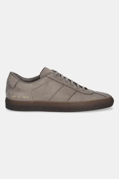 Кроссовки из нубука Common Projects Tennis Trainer мужские цвет коричневый 2485
