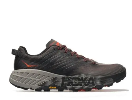 Hoka Speedgoat 4 M Серо-Черные