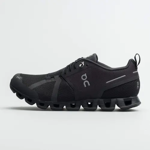 On Running WMNS CLOUD WATERPROOF BLACK/LUNAR