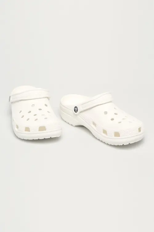 Шлепанцы Crocs Classic мужские цвет белый 10001