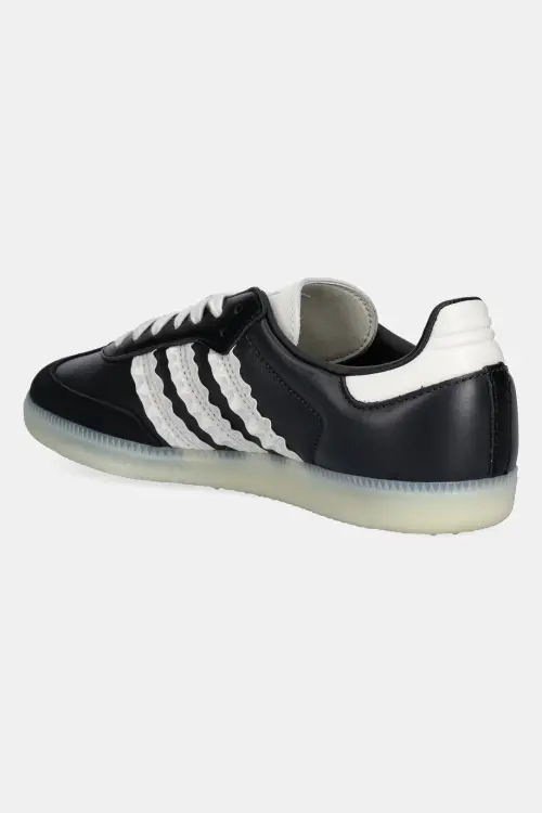 Кожаные кроссовки adidas Originals Samba OG W цвет чёрный
