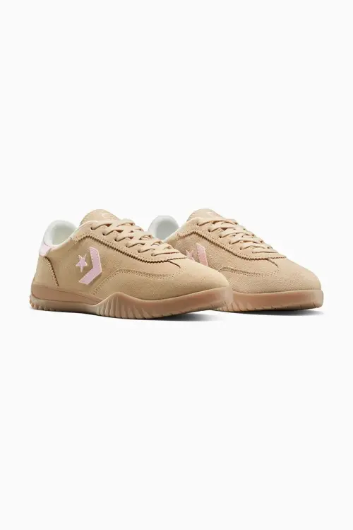 Замшевые кроссовки Converse Run Star Trainer цвет бежевый A15088C