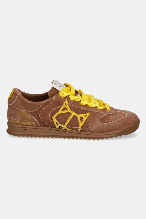 Замшевые кроссовки Naked Wolfe Exposure женские цвет бежевый Exposure Suede Off White