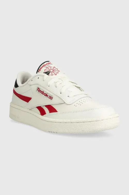 Кожаные кроссовки Reebok LTD Club C Revenge цвет бежевый RMIA04WC99LEA0010300