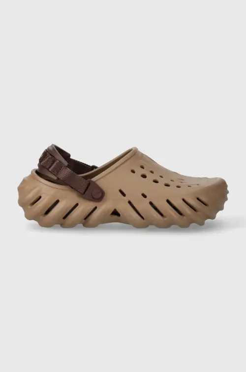 Шлепанцы Crocs X - (Echo) Clog цвет коричневый 207937