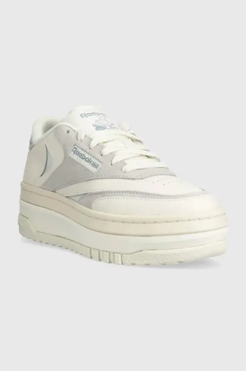 Кожаные кроссовки Reebok Classic CLUB C цвет бежевый