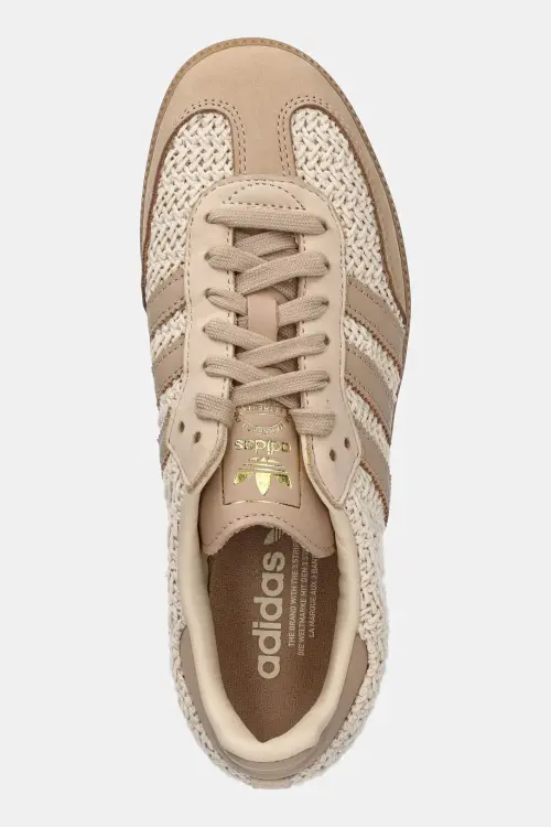 Ботинки adidas Originals Samba Og W цвет бежевый