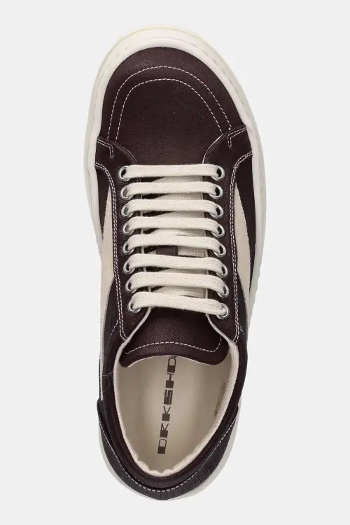 Кроссовки Rick Owens DRKSHDW Vintage Sneaks цвет бордовый DS02E7803.DSWLVS