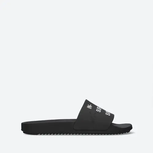 Шлепанцы Мужские Rick Owens DRKSHDW Slippers DU21S2812 RUBEP3 BLACK/MILK/BLACK