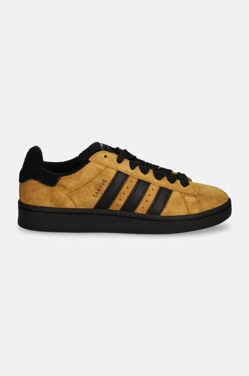 Кожаные кроссовки adidas Originals Campus 00s цвет чёрный JH8998