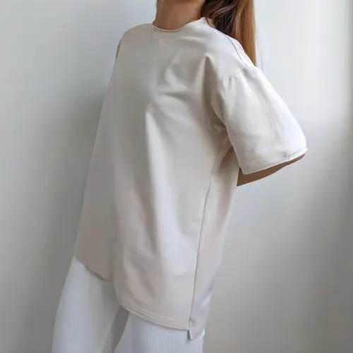 Tassha Yu Base Tee Royal Beige NS 