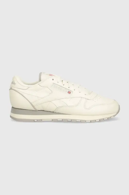 Кожаные кроссовки Reebok Classic Classic Leather 1983 Vintage цвет бежевый 100202781