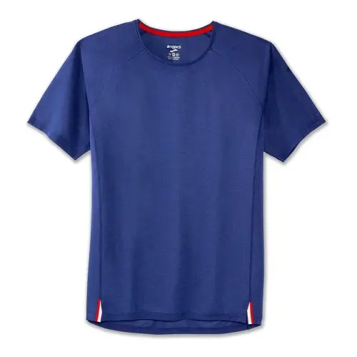 Brooks Ghost Short Sleeve M Granatowa