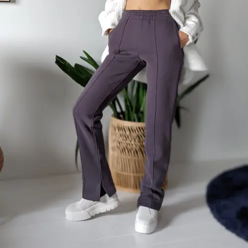 Tassha Yu Life Pants Black Silver 