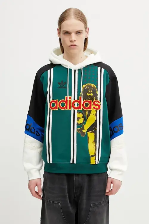 adidas Originals кофта с капюшоном с хлопком для мужчин