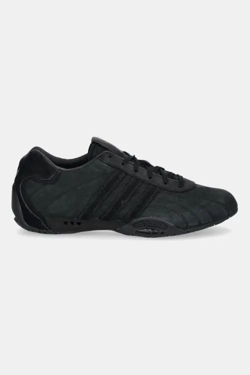 Замшевые кроссовки adidas Originals Adiracer LO цвет чёрный JP7016