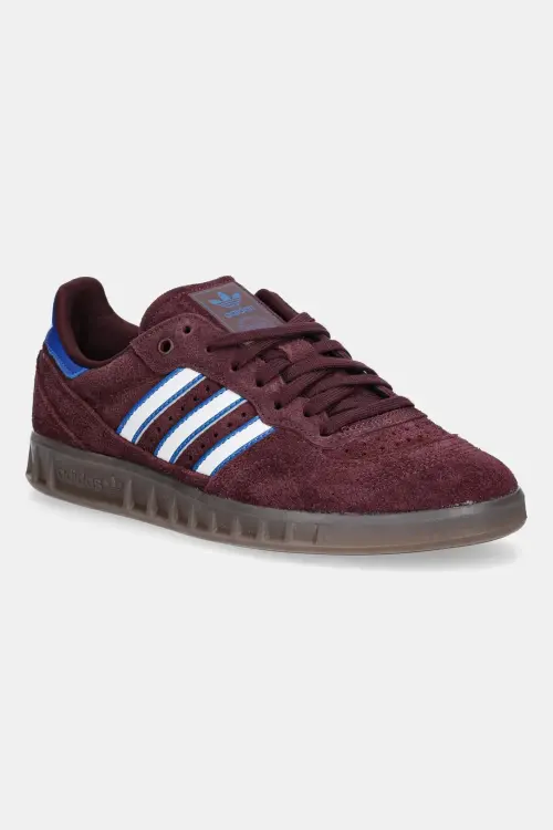Замшевые кроссовки adidas Originals Handball Top RM цвет бордовый