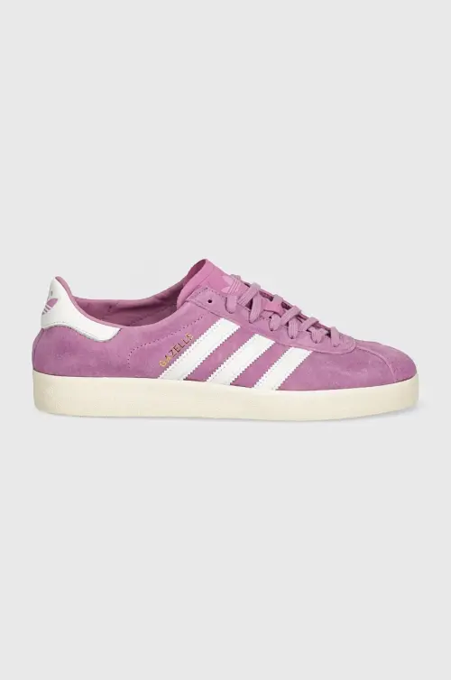 Замшевые кроссовки adidas Originals Gazelle Decon цвет фиолетовый IE9167