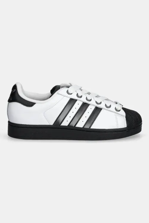 Кожаные кроссовки adidas Originals Superstar II цвет белый