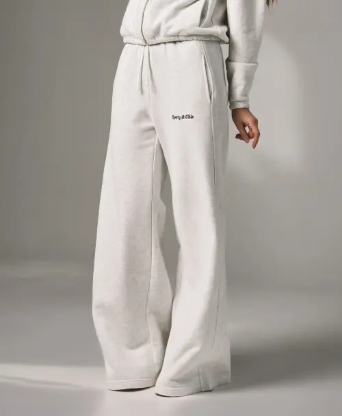Брюки Tassha Yu S&C Palazzo White Melange 