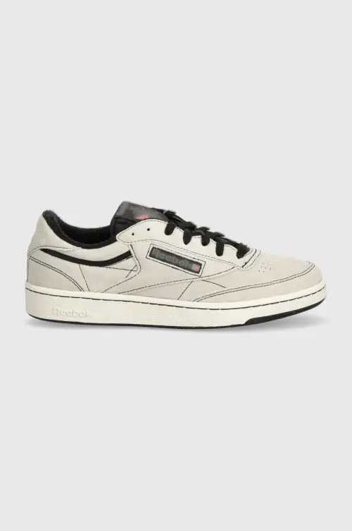 Замшевые кроссовки Reebok Classic Club C 85 Vintage цвет серый 100074160