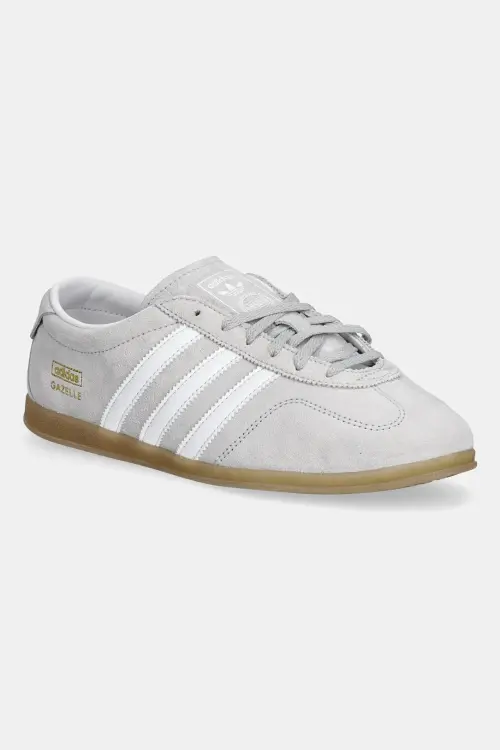 Замшевые кроссовки adidas Originals Gazelle LO Pro W цвет серый